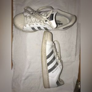 Adidas Superstar white shoes